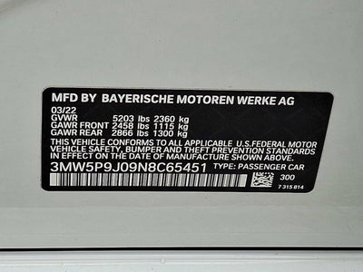 2022 BMW 3 Series 330e xDrive Plug-In Hybrid