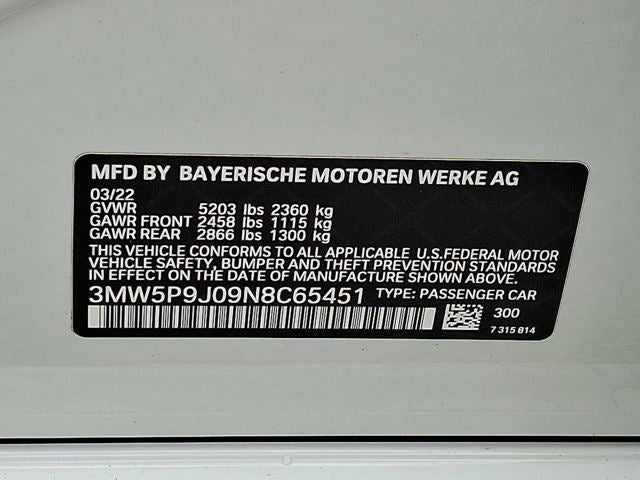 2022 BMW 3 Series 330e xDrive Plug-In Hybrid