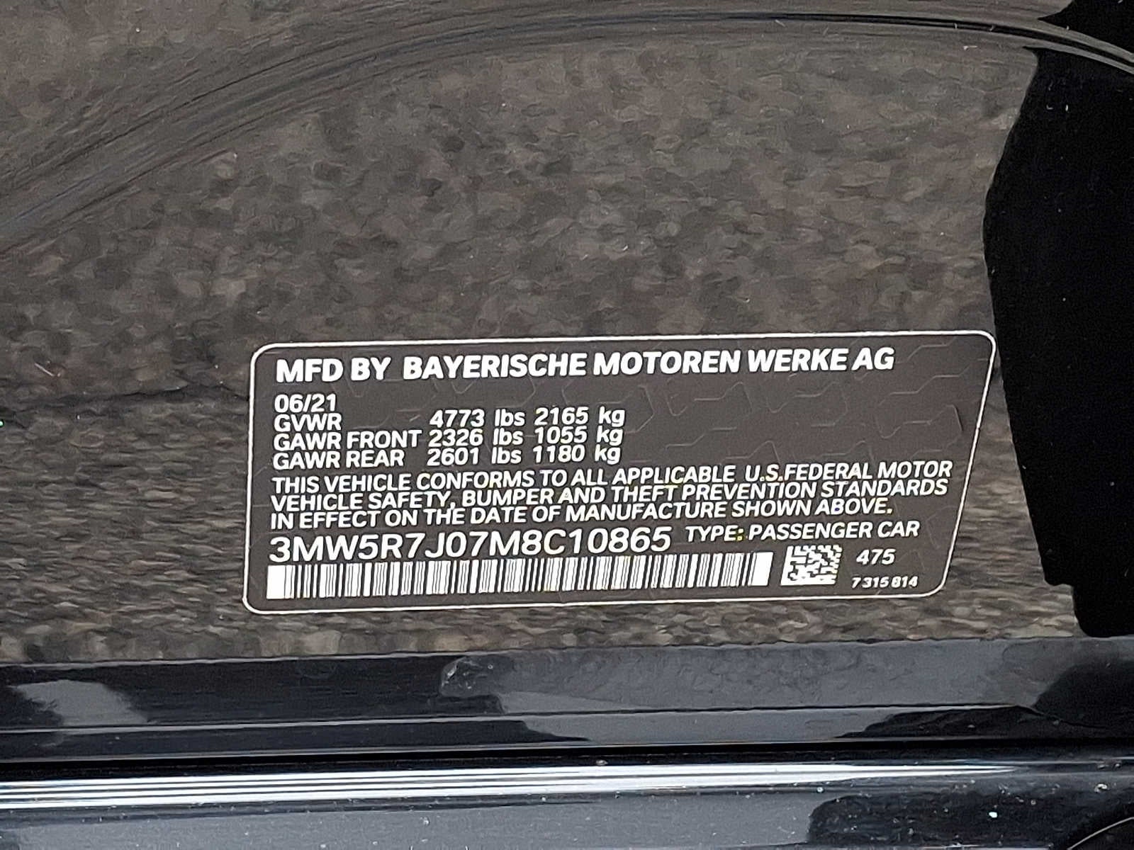 2021 BMW 3 Series 330i xDrive Sedan North America