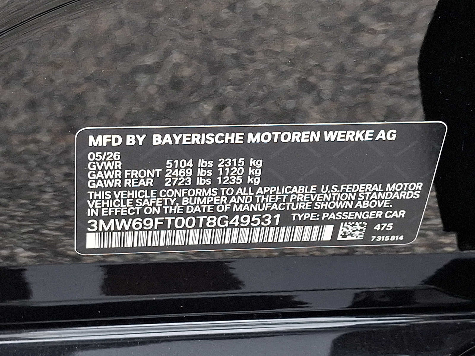 2026 BMW 3 Series M340i NA xDrive Sedan
