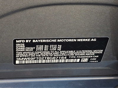 2026 BMW 3 Series M340i NA xDrive Sedan
