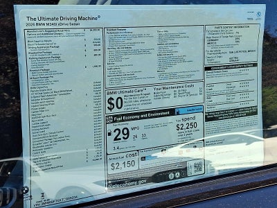 2026 BMW 3 Series M340i NA xDrive Sedan