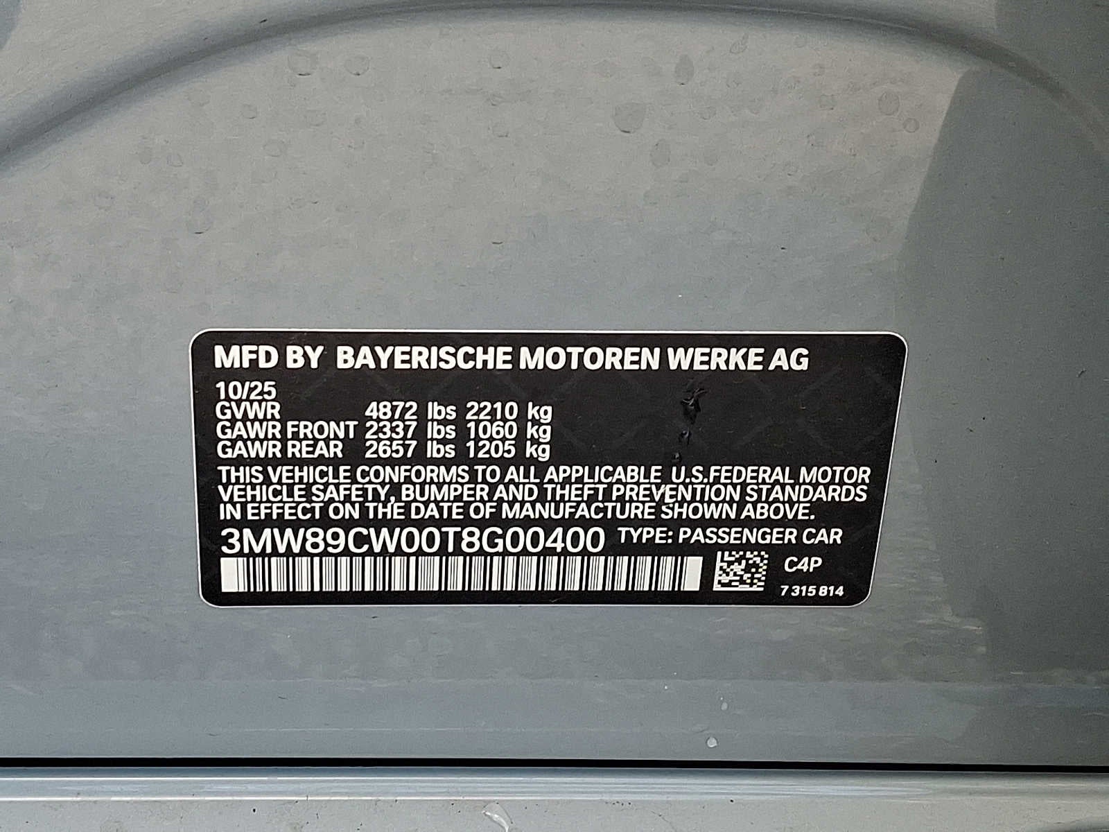 2026 BMW 3 Series 330i NA xDrive Sedan