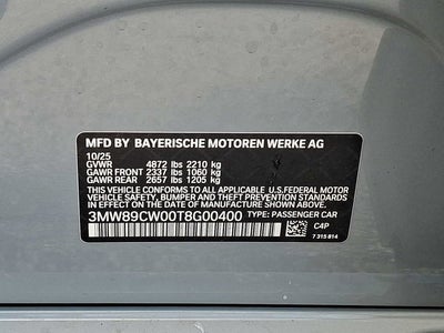 2026 BMW 3 Series 330i NA xDrive Sedan