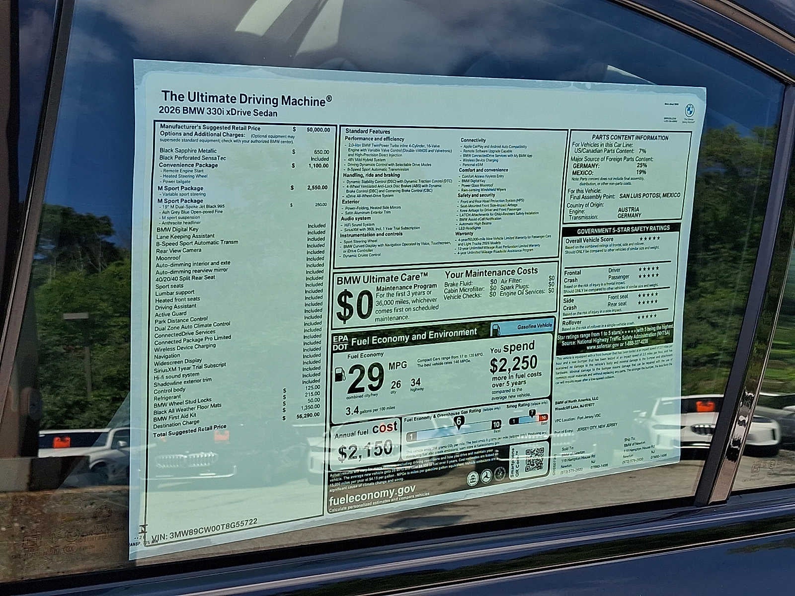 2026 BMW 3 Series 330i NA xDrive Sedan