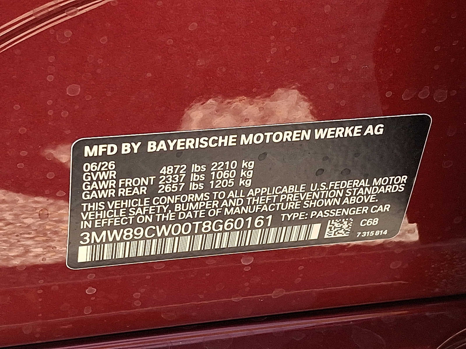 2026 BMW 3 Series 330i NA xDrive Sedan