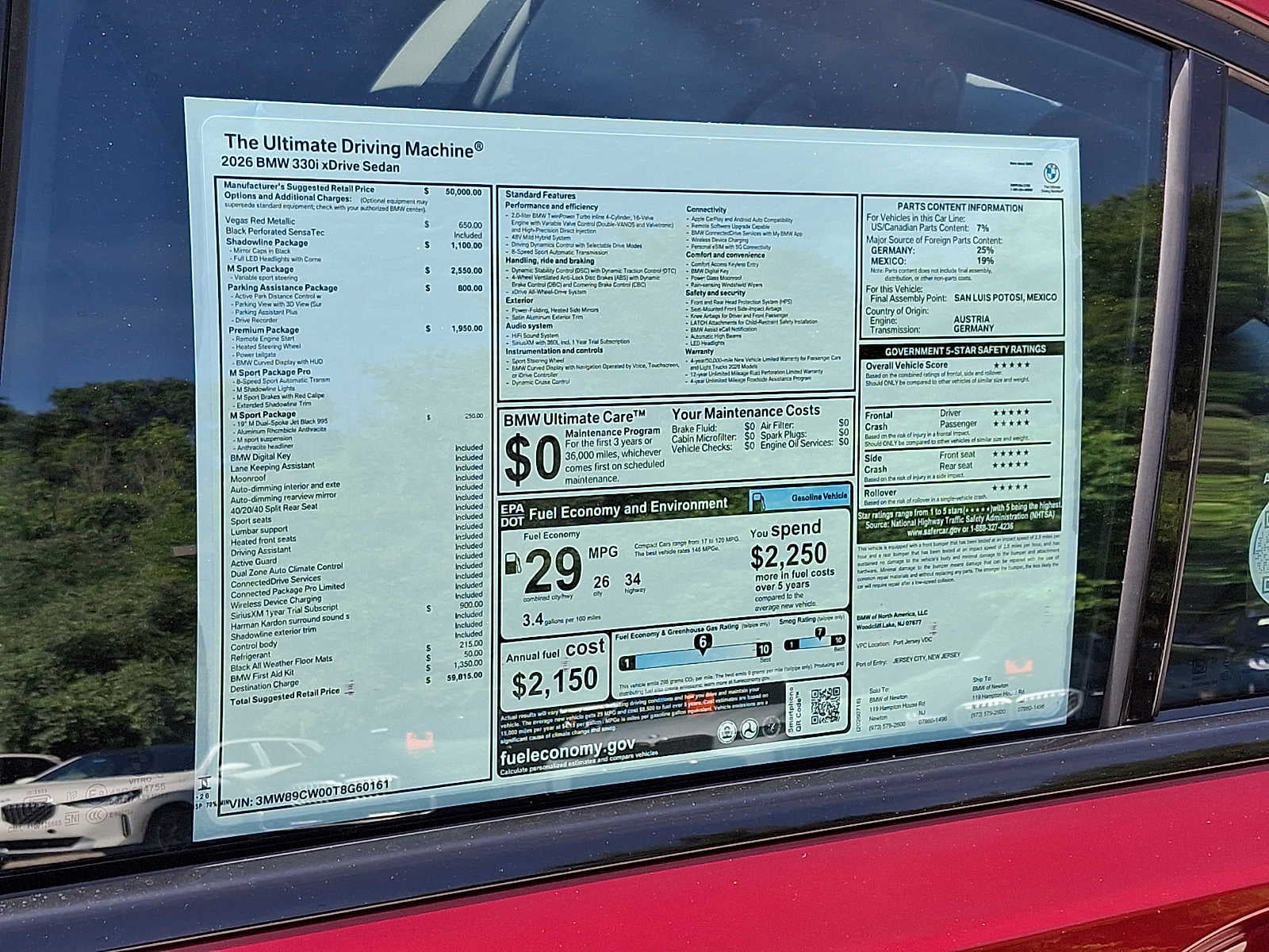 2026 BMW 3 Series 330i NA xDrive Sedan