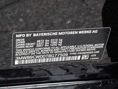 2026 BMW 3 Series 330i NA xDrive Sedan