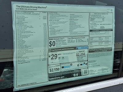 2026 BMW 3 Series 330i NA xDrive Sedan