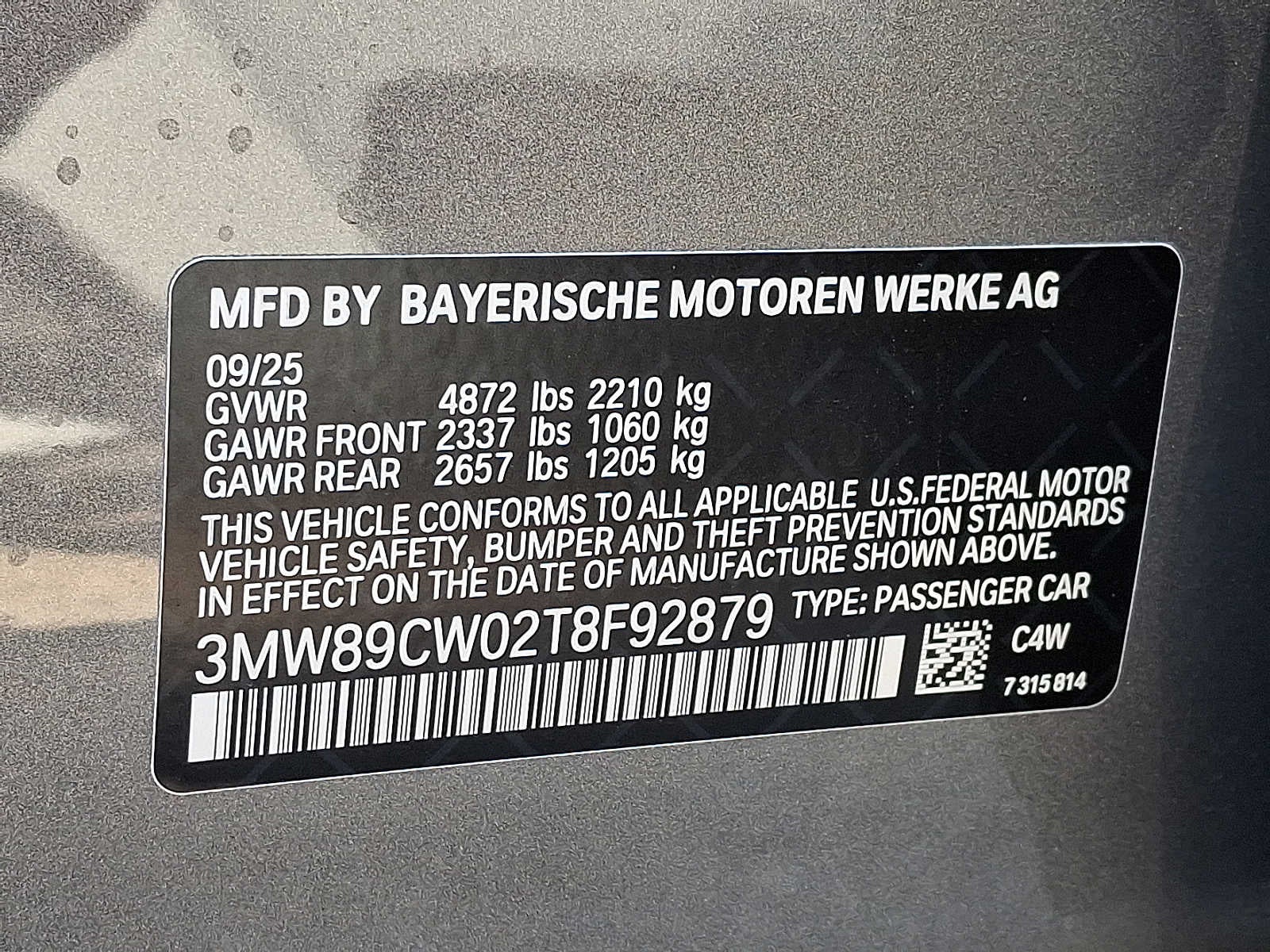 2026 BMW 3 Series 330i NA xDrive Sedan