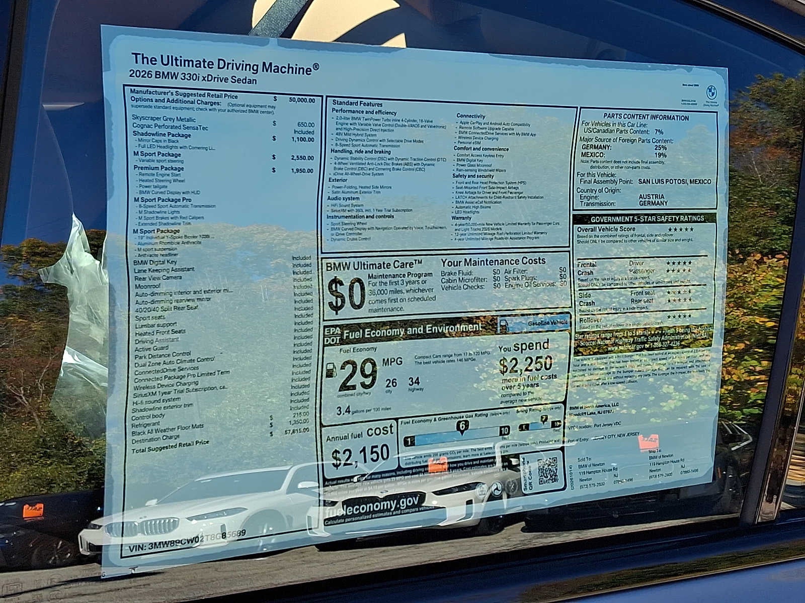 2026 BMW 3 Series 330i NA xDrive Sedan