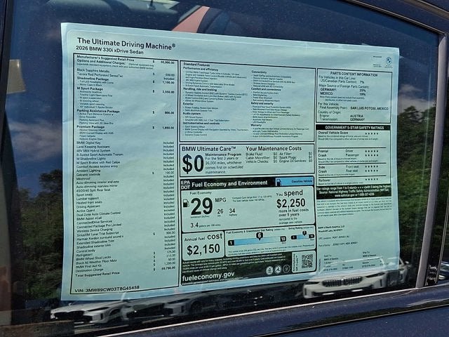2026 BMW 3 Series 330i NA xDrive Sedan