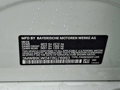 2026 BMW 3 Series 330i NA xDrive Sedan