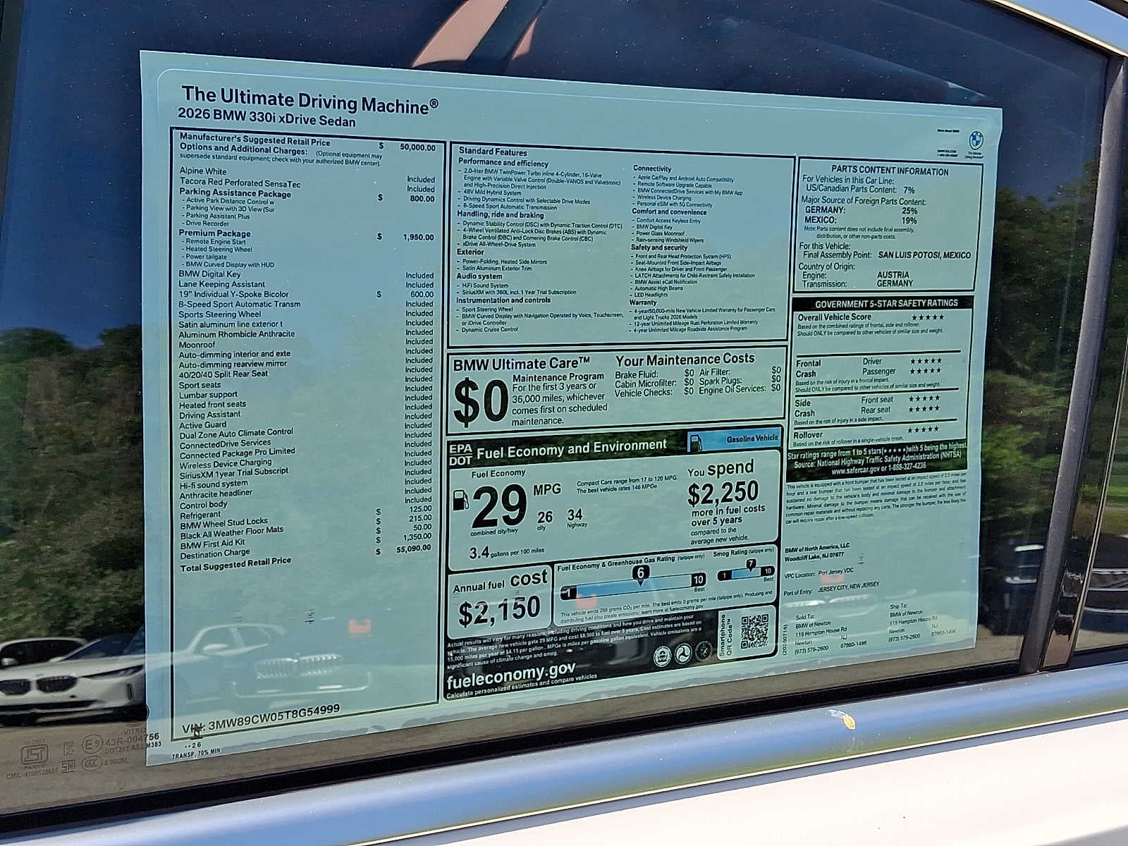 2026 BMW 3 Series 330i NA xDrive Sedan