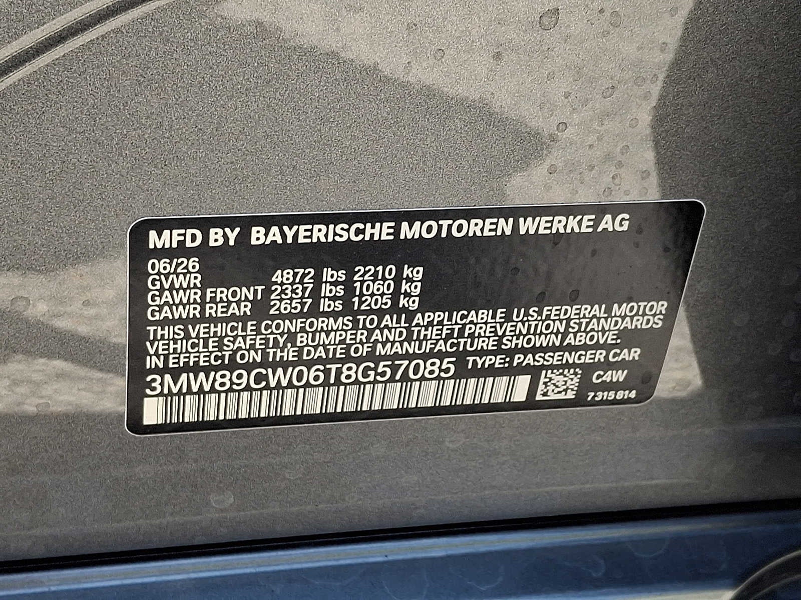 2026 BMW 3 Series 330i NA xDrive Sedan
