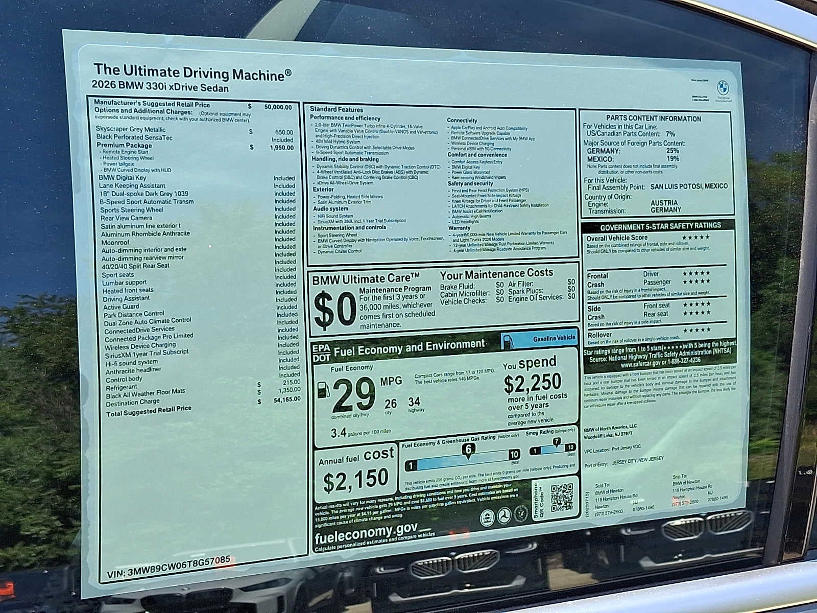 2026 BMW 3 Series 330i NA xDrive Sedan
