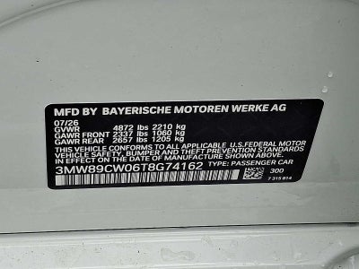 2026 BMW 3 Series 330i NA xDrive Sedan