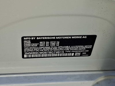 2026 BMW 3 Series 330i NA xDrive Sedan