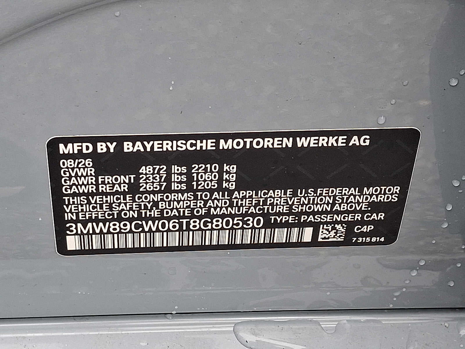 2026 BMW 3 Series 330i NA xDrive Sedan