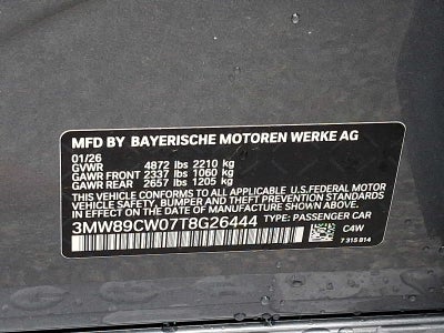 2026 BMW 3 Series 330i NA xDrive Sedan