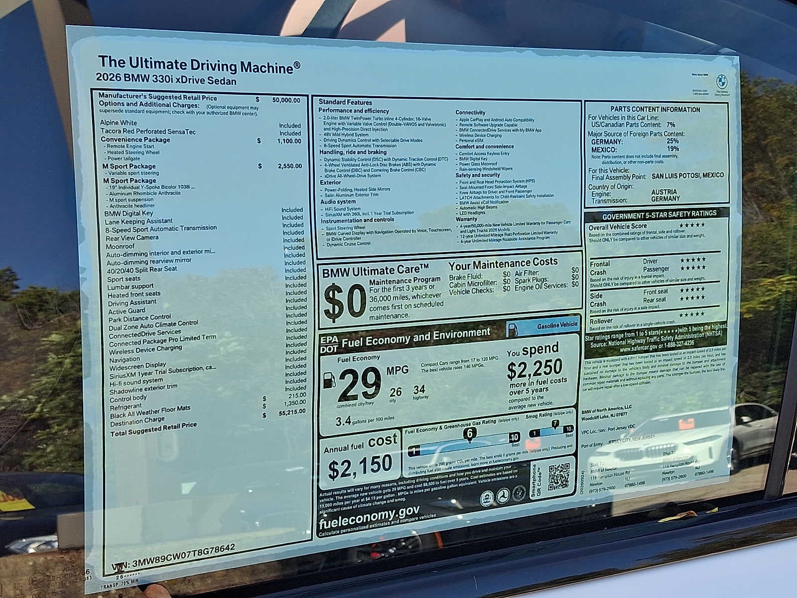 2026 BMW 3 Series 330i NA xDrive Sedan