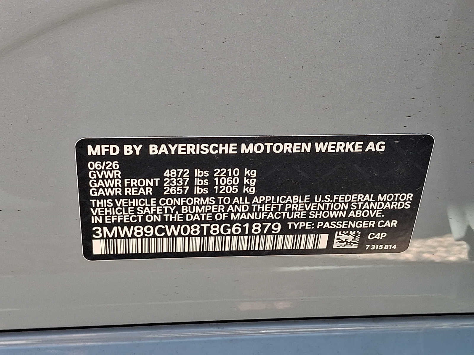 2026 BMW 3 Series 330i NA xDrive Sedan