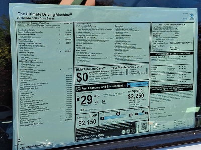 2026 BMW 3 Series 330i NA xDrive Sedan