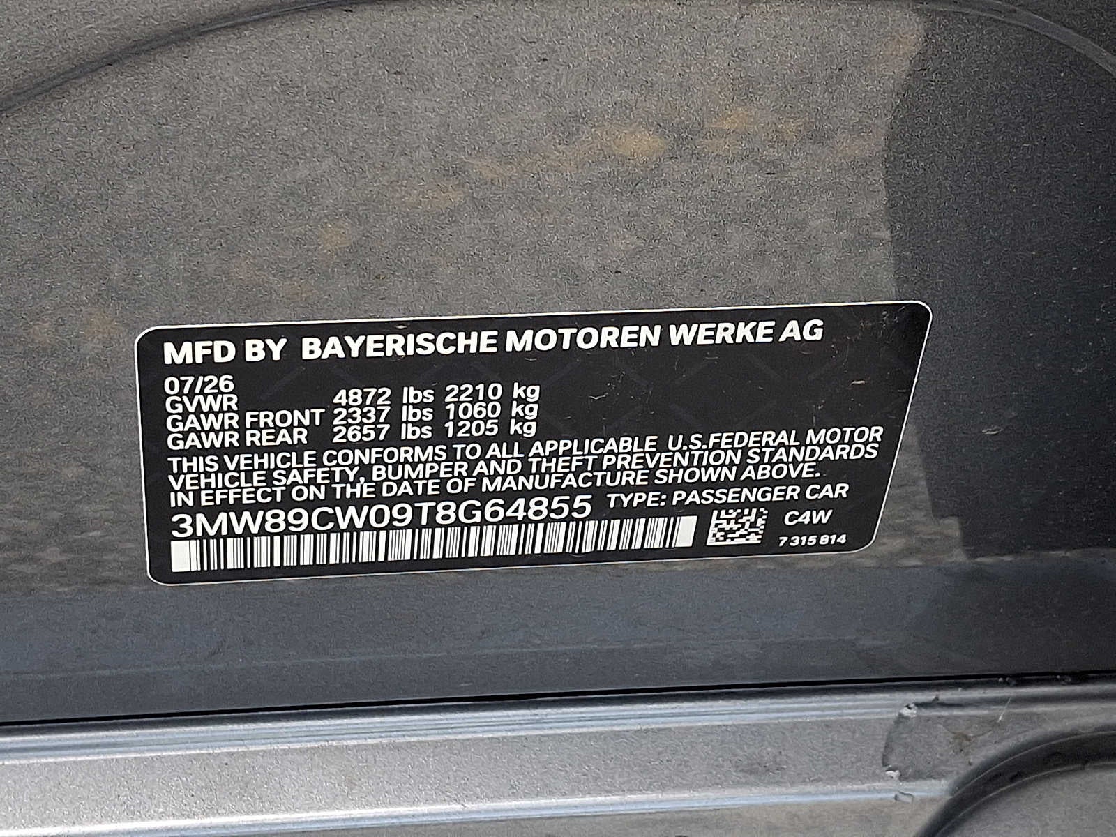 2026 BMW 3 Series 330i NA xDrive Sedan