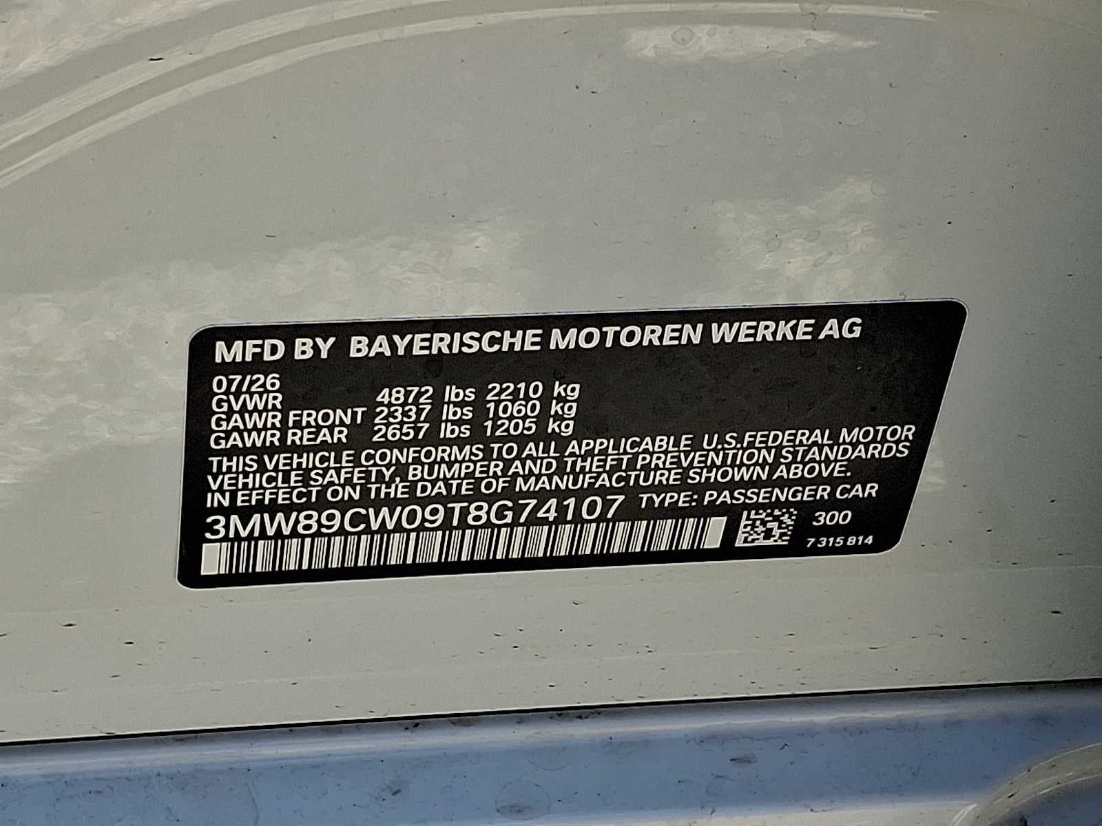 2026 BMW 3 Series 330i NA xDrive Sedan