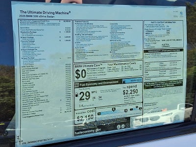 2026 BMW 3 Series 330i NA xDrive Sedan