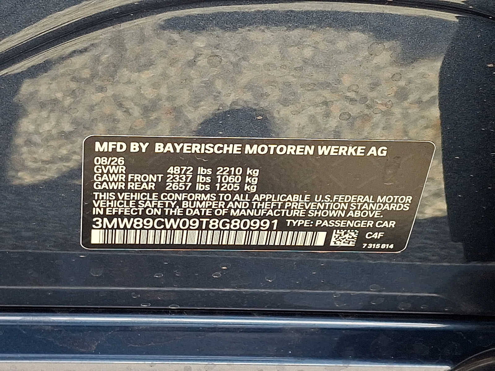 2026 BMW 3 Series 330i NA xDrive Sedan