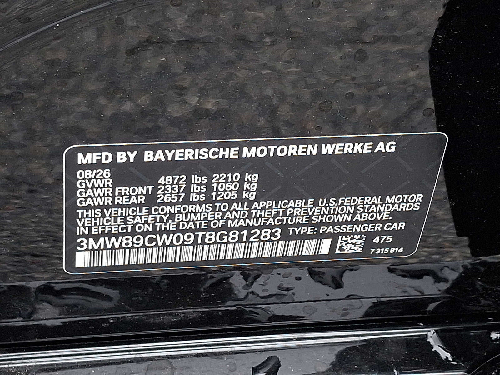2026 BMW 3 Series 330i NA xDrive Sedan