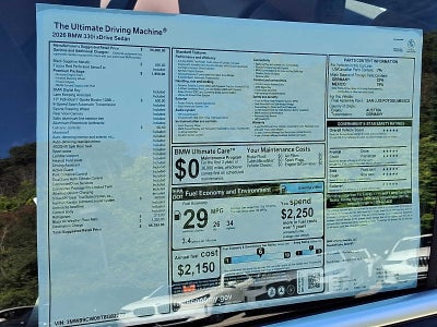 2026 BMW 3 Series 330i NA xDrive Sedan