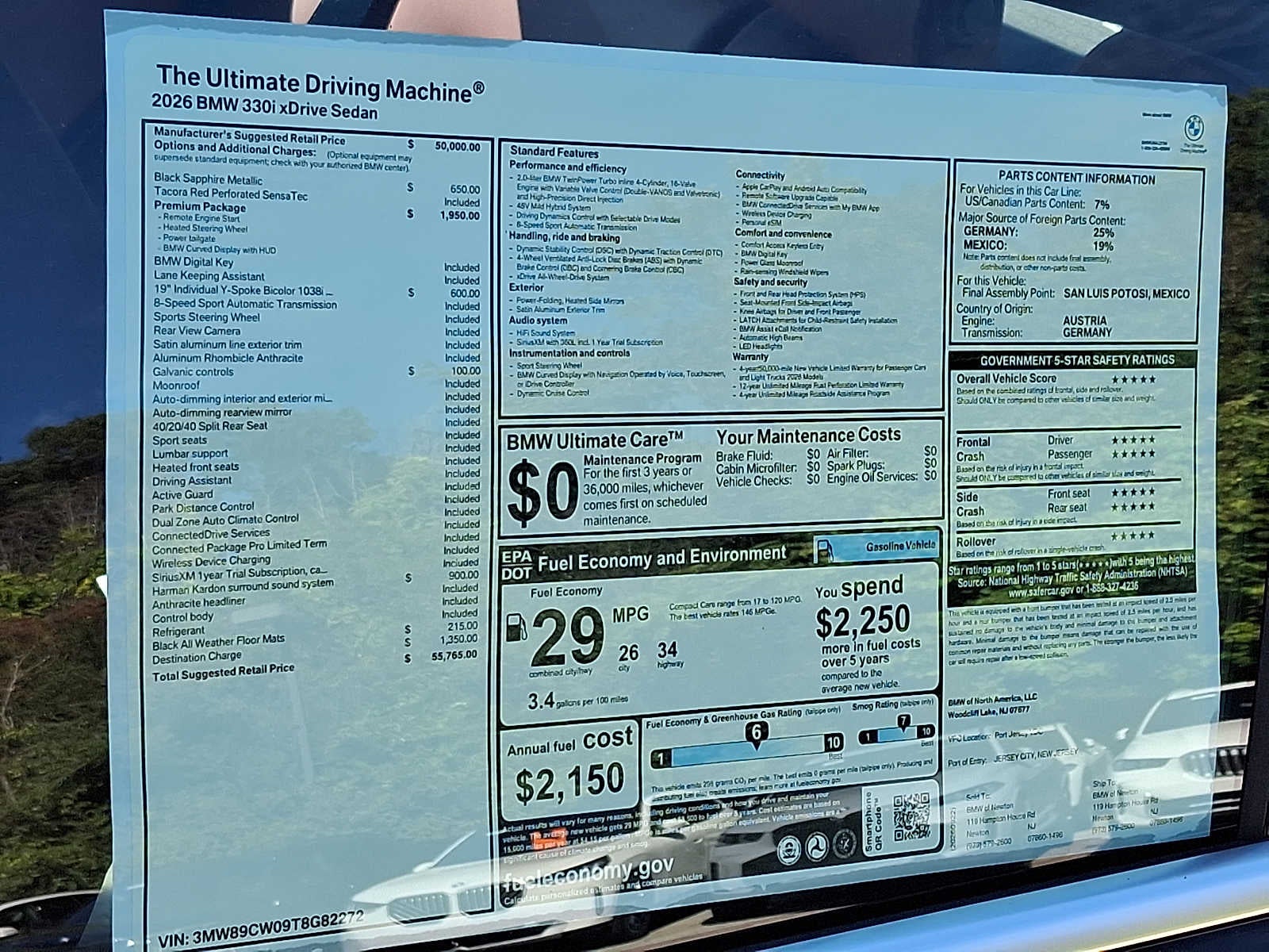 2026 BMW 3 Series 330i NA xDrive Sedan