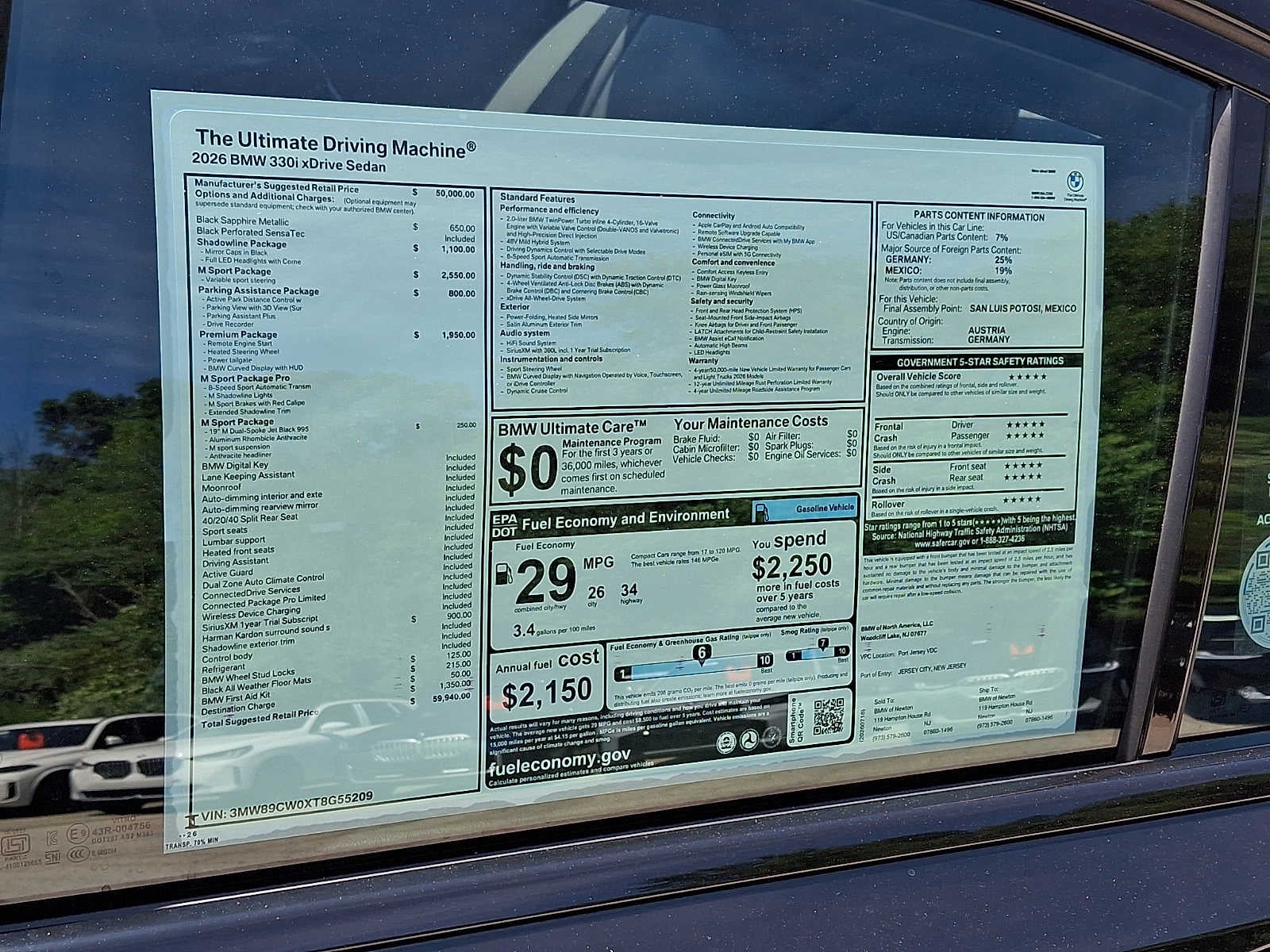 2026 BMW 3 Series 330i NA xDrive Sedan