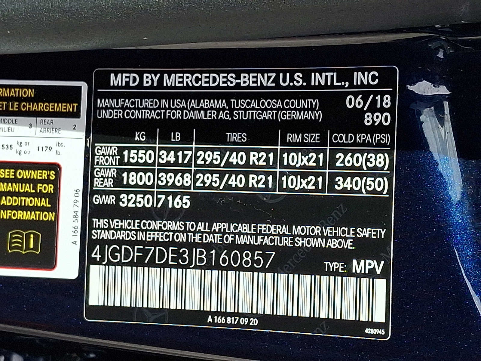 2018 Mercedes-Benz GLS GLS 550 4MATIC® SUV