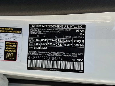 2024 Mercedes-Benz GLS GLS 580 4MATIC® SUV