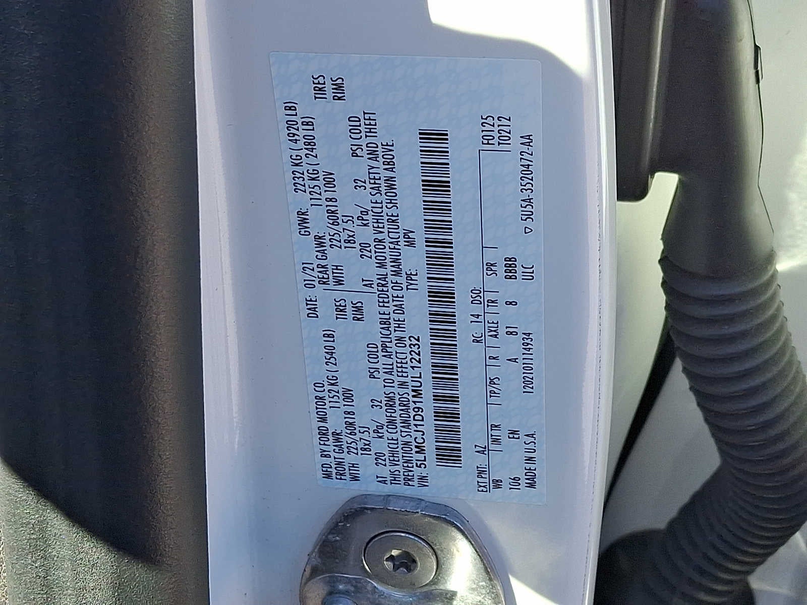 2021 Lincoln Corsair Standard AWD