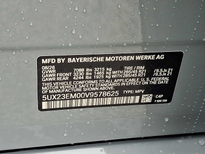 2027 BMW X7 xDrive40i Sports Activity Vehicle