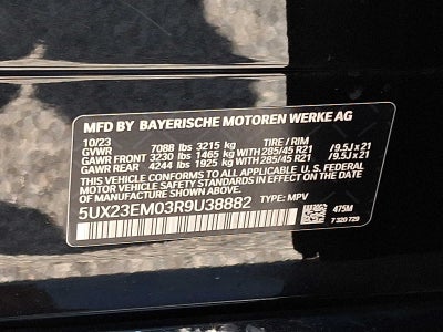2024 BMW X7 xDrive40i Sports Activity Vehicle