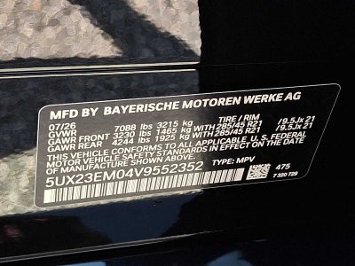 2027 BMW X7 xDrive40i Sports Activity Vehicle