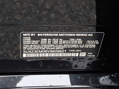 2027 BMW X7 xDrive40i Sports Activity Vehicle