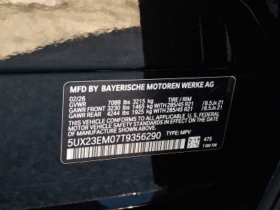 2026 BMW X7 xDrive40i Sports Activity Vehicle