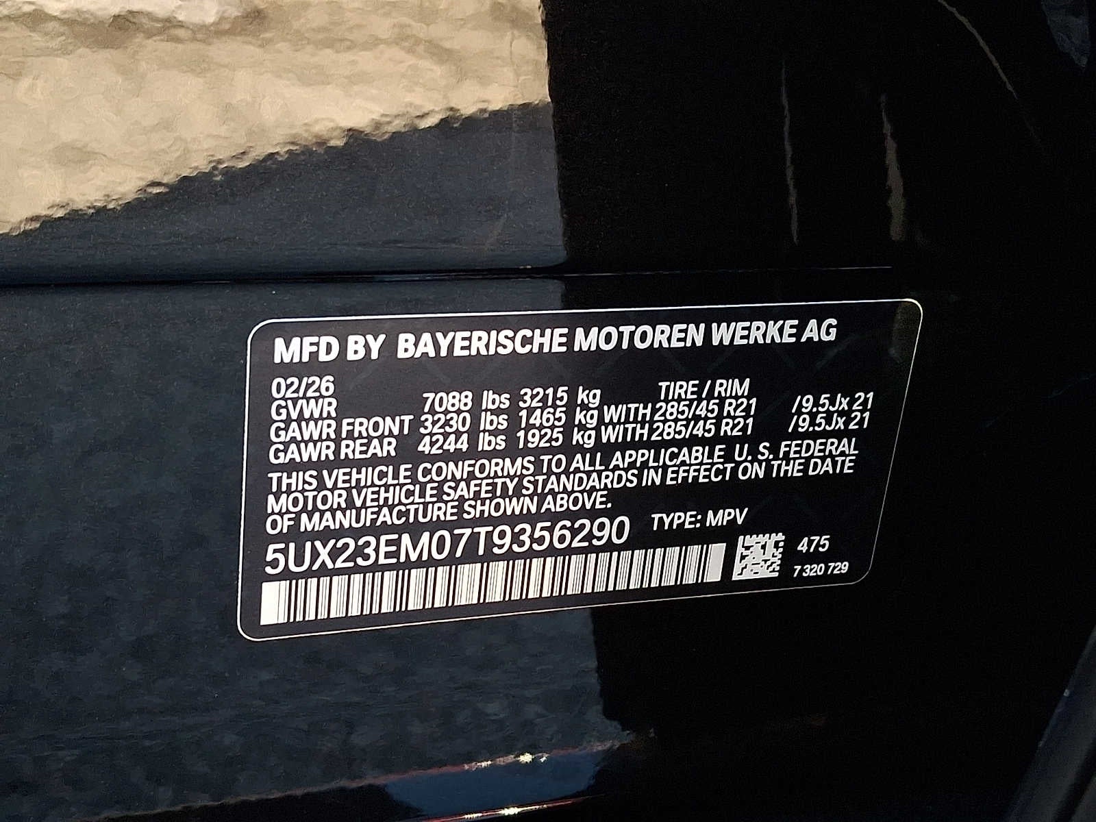 2026 BMW X7 xDrive40i Sports Activity Vehicle