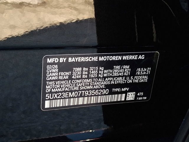 2026 BMW X7 xDrive40i Sports Activity Vehicle