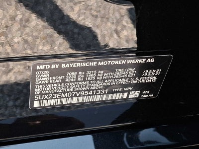 2027 BMW X7 xDrive40i Sports Activity Vehicle