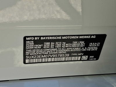 2027 BMW X7 xDrive40i Sports Activity Vehicle