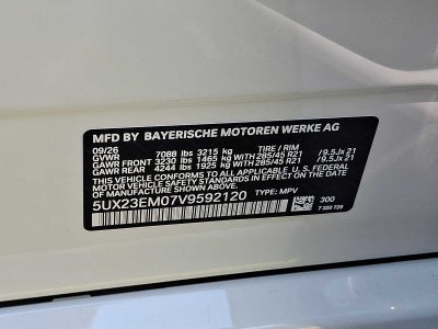 2027 BMW X7 xDrive40i Sports Activity Vehicle