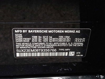 2026 BMW X7 xDrive40i Sports Activity Vehicle