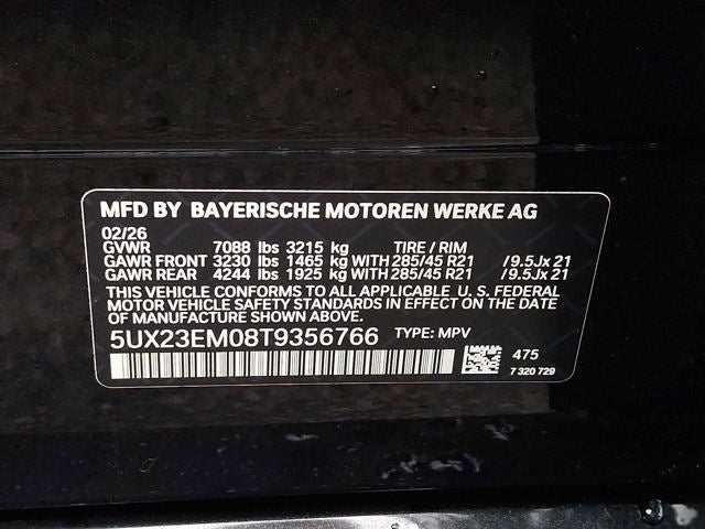 2026 BMW X7 xDrive40i Sports Activity Vehicle